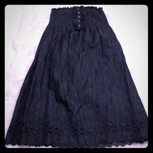 💙💙💙Strapless Juicy Summer Dress